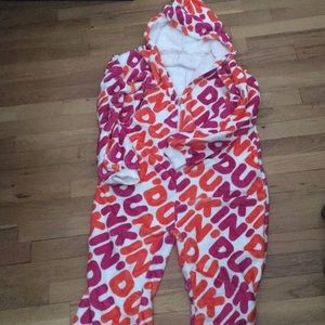 Dunkin Onesie Hooded Pajamas - Limited Edition